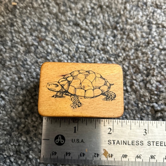 Comotion Rubber Stamps TURTLE Mounted Vintage - Picture 4 of 8